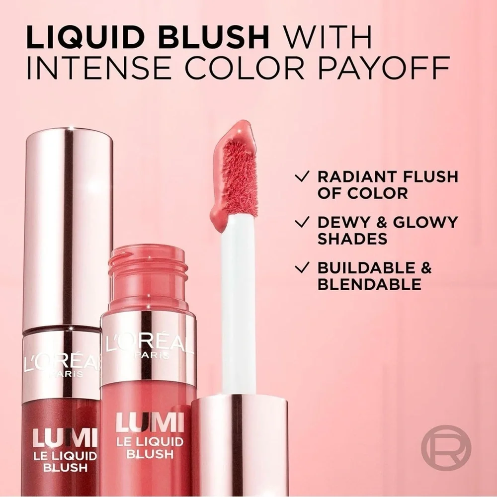 3/$12 L’Oréal 610 Dewy Rich Coral Lumi Le Liquid Blush